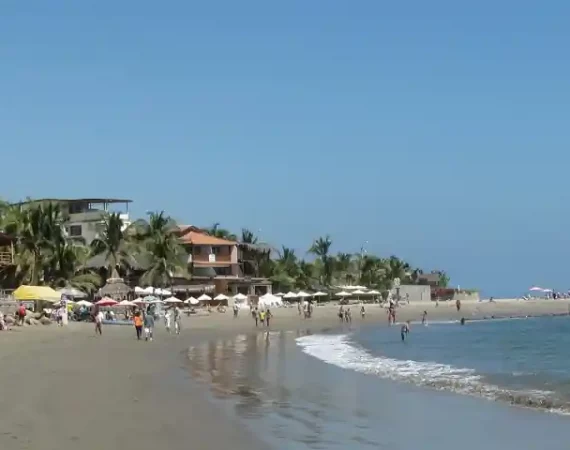 Strand von Mancora in Peru