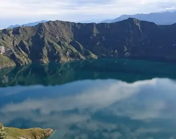 Quilotoa Lagune in Ecuador