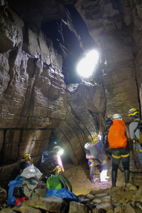 in den Cuevas de los Tayos