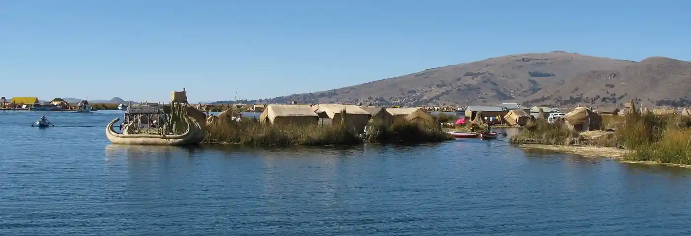 Titicaca See auf peruanischer Seite