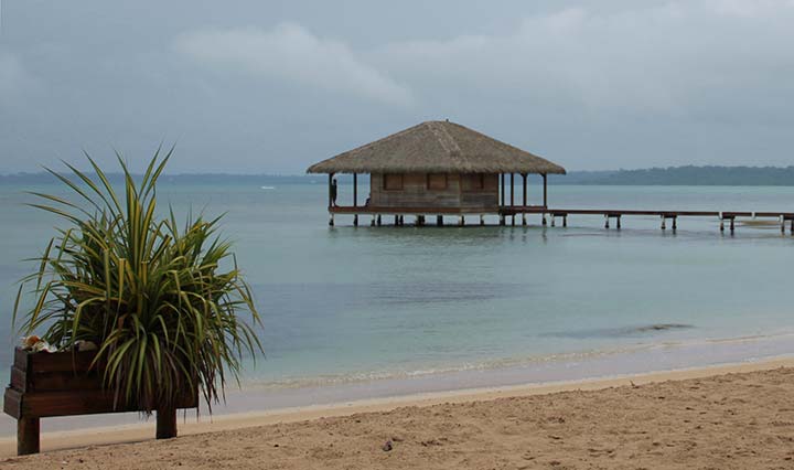 paradiesischer Strand in Panama