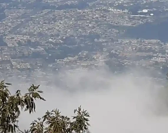 Aussicht vom Ilalo über Quito