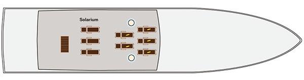 Galapagos Yacht Galaxy Deckplan Sonnendeck