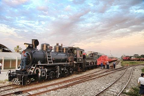 Danmpflock des Tren Crucero