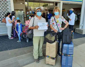 Flughafen Baltra Galapagos Inseln