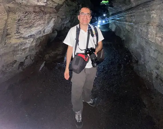 Lavatunnel auf Santa Cruz