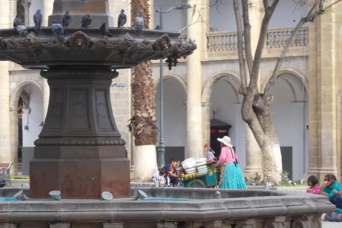 Arequipa Brunnen indigena