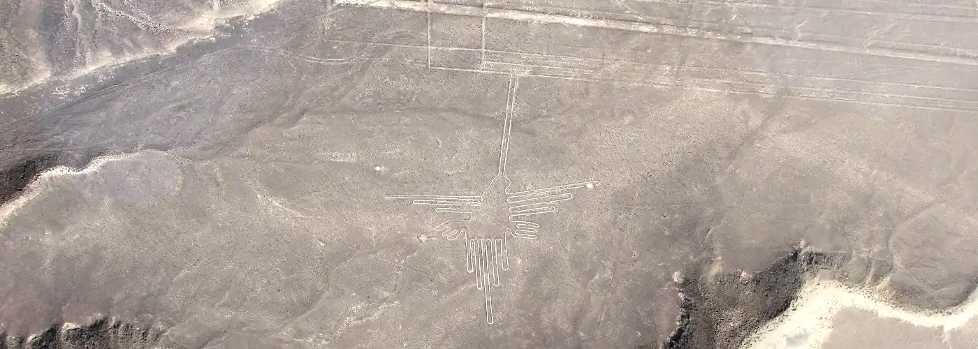 eine interessante Figur der Nazca Linien ist der Kolibri