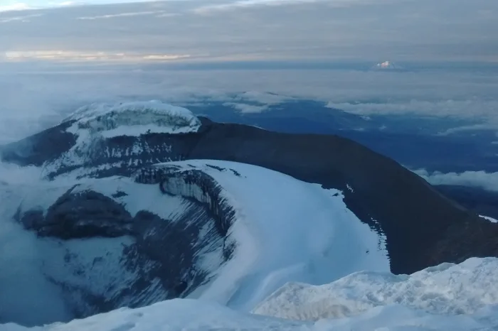 Schnee Vulkan Cotopaxi