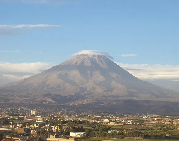 der Vulkan Misti bei Arequipa