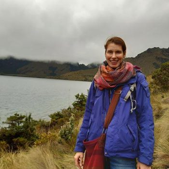 Dorit Hansen von Solecu Tours an den Lagunas de Mojanda