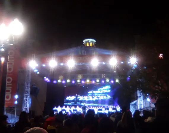 Während der Fiestas de Quito gibt es viele Konzerte in der Stadt