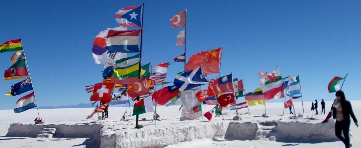 salar uyuni flaggen banner